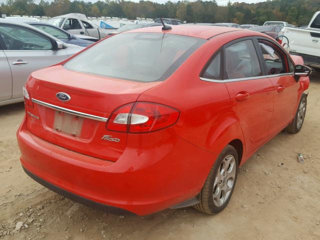 3FADP4CJ5DM130549 - 2013 FORD FIESTA TIT RED photo 4