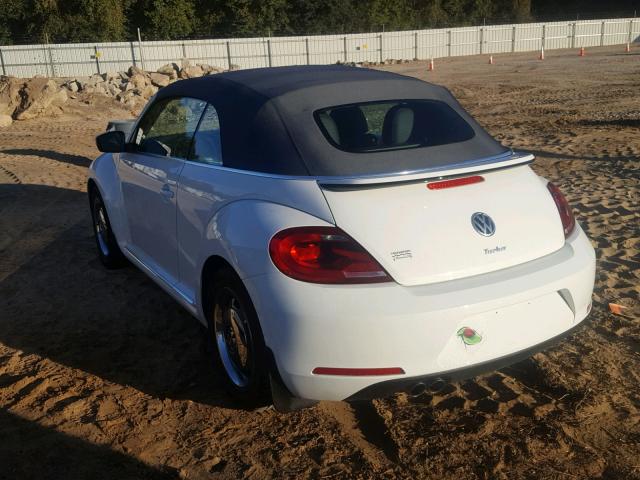 3VW517AT8GM821484 - 2016 VOLKSWAGEN BEETLE S/S WHITE photo 3