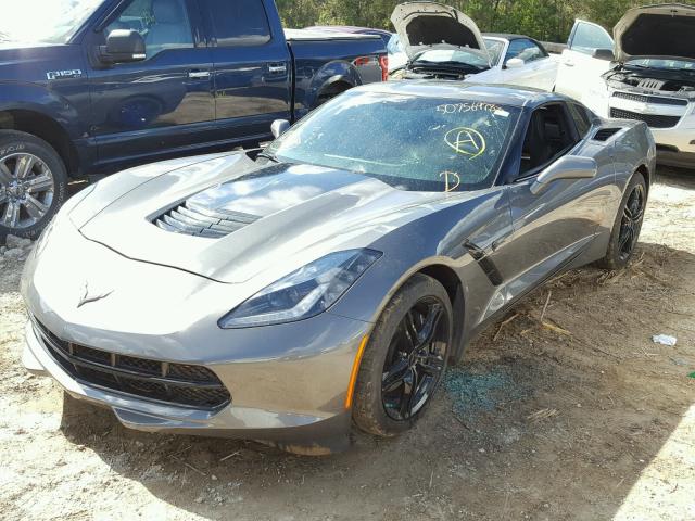 1G1YA2D76G5114254 - 2016 CHEVROLET CORVETTE S GRAY photo 2