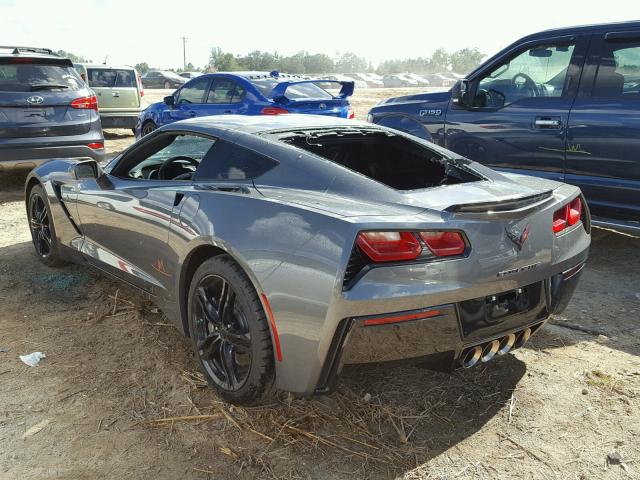 1G1YA2D76G5114254 - 2016 CHEVROLET CORVETTE S GRAY photo 3