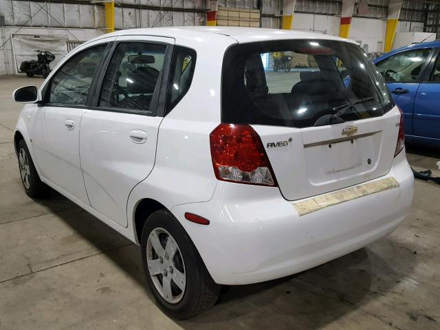 KL1TD66608B204952 - 2008 CHEVROLET AVEO BASE Ağ foto 3