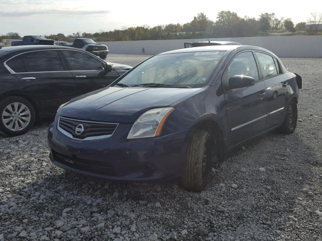 3N1AB6AP3CL643322 - 2012 NISSAN SENTRA 2.0 BLUE photo 2