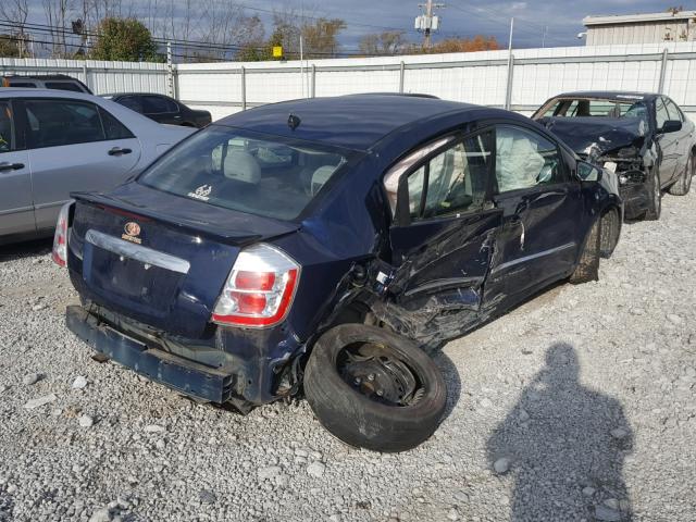 3N1AB6AP3CL643322 - 2012 NISSAN SENTRA 2.0 BLUE photo 4