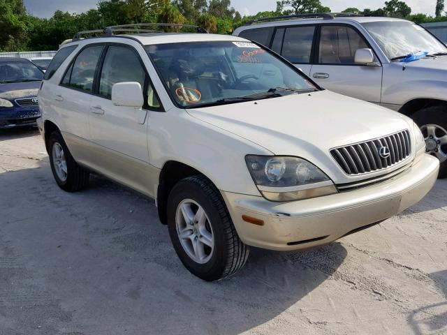 JT6HF10U3X0066926 - 1999 LEXUS RX 300 WHITE photo 1