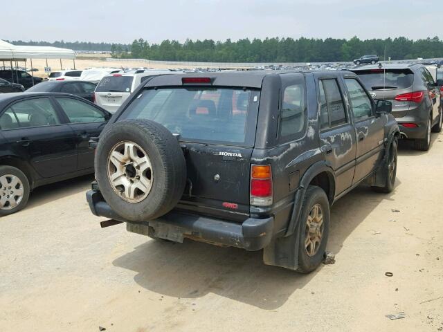 4S6CM58V3T4411830 - 1996 HONDA PASSPORT E შავი ფოტო 4