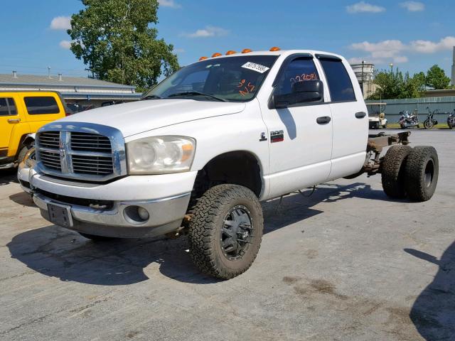 3D7MX48A08G201122 - 2008 DODGE RAM 3500 S WHITE photo 2