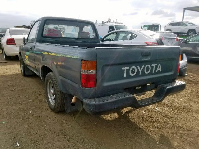 4TARN81A3PZ153889 - 1993 TOYOTA PICKUP 1/2 GREEN photo 3