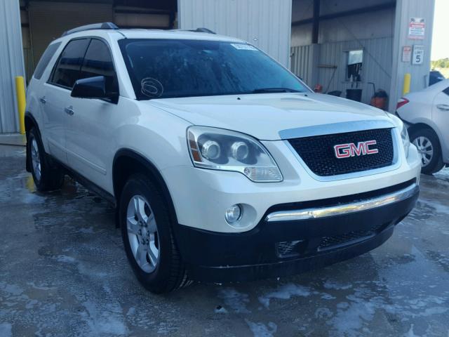 1GKKRPED8CJ423589 - 2012 GMC ACADIA SLE WHITE photo 1