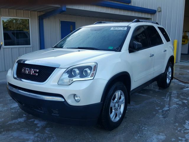 1GKKRPED8CJ423589 - 2012 GMC ACADIA SLE WHITE photo 2