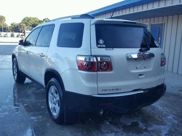 1GKKRPED8CJ423589 - 2012 GMC ACADIA SLE WHITE photo 3