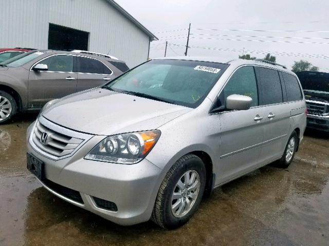 5FNRL38488B414194 - 2008 HONDA ODYSSEY EX SILVER photo 2