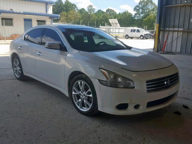 1N4AA51E19C861066 - 2009 NISSAN MAXIMA S WHITE photo 1