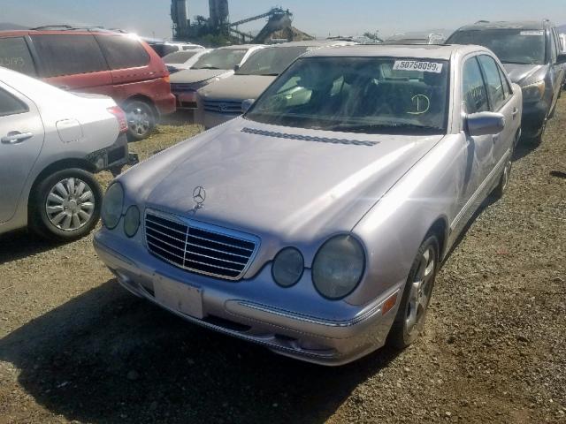 WDBJF65J92B492816 - 2002 MERCEDES-BENZ E 320 SILVER photo 2