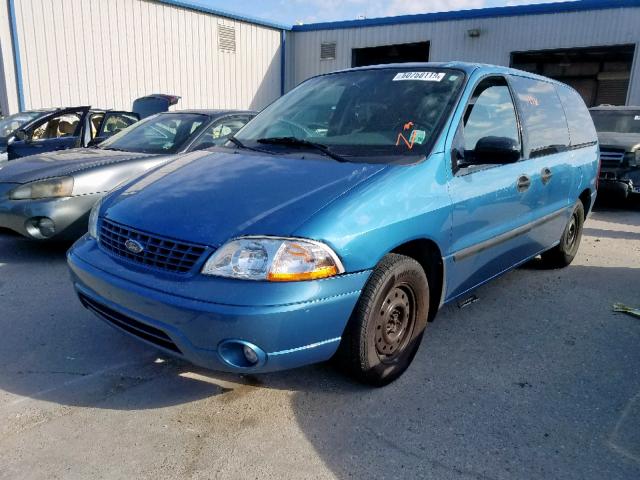 2FMZA504X3BB26286 - 2003 FORD WINDSTAR W BLUE photo 2