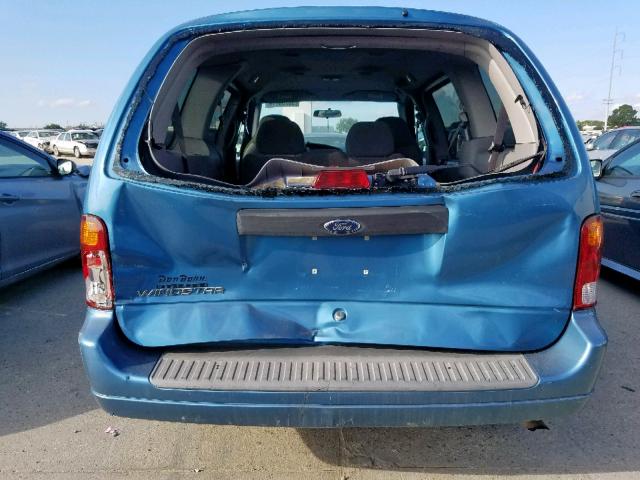 2FMZA504X3BB26286 - 2003 FORD WINDSTAR W BLUE photo 9