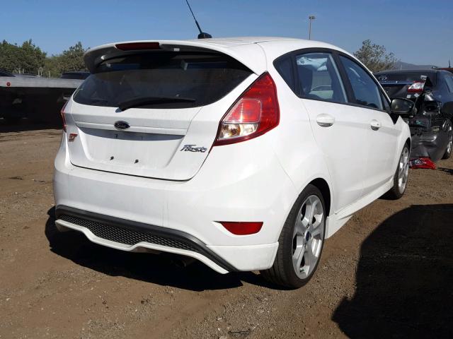 3FADP4GX5FM126924 - 2015 FORD FIESTA ST WHITE photo 4