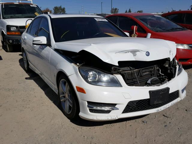 WDDGF4HB2DR269229 - 2013 MERCEDES-BENZ C 250 WHITE photo 1