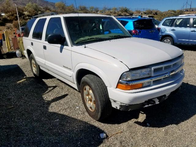 1GNDT13W2X2209499 - 1999 CHEVROLET BLAZER WHITE photo 1