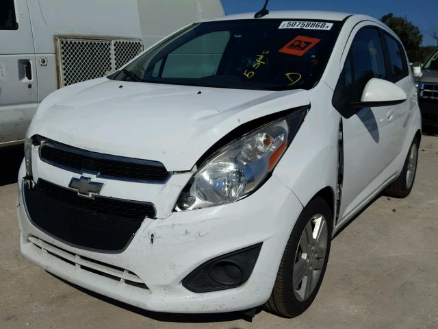 KL8CA6S99DC511874 - 2013 CHEVROLET SPARK LS WHITE photo 2