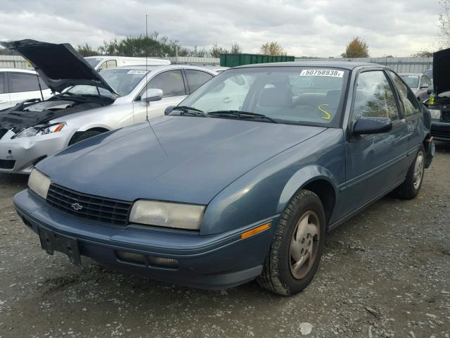 1G1LV15M4SY111390 - 1995 CHEVROLET BERETTA TEAL photo 2