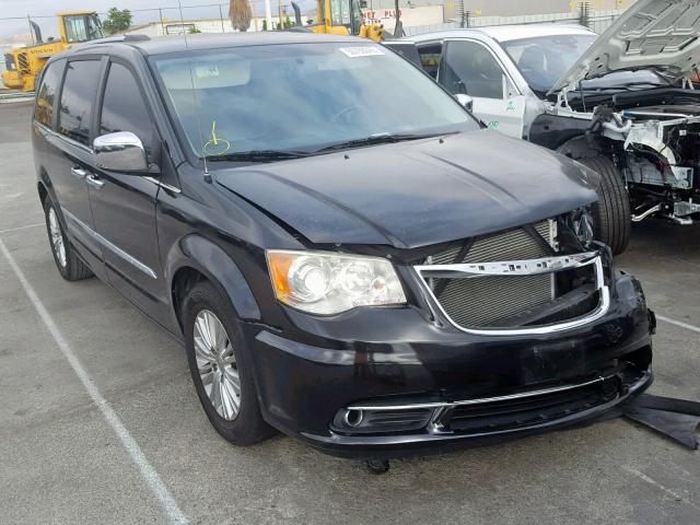 2C4RC1GG7CR401854 - 2012 CHRYSLER TOWN & COU BLACK photo 1