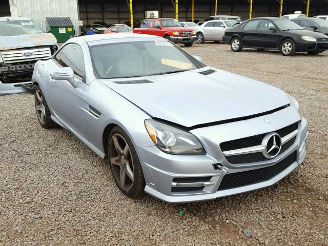 WDDPK5HA1DF057996 - 2013 MERCEDES-BENZ SLK 350 SILVER photo 1