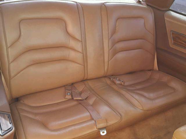 2G4WD14W8K1440960 - 1989 BUICK REGAL LIMI GOLD photo 6