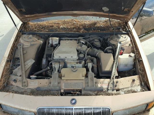 2G4WD14W8K1440960 - 1989 BUICK REGAL LIMI GOLD photo 7