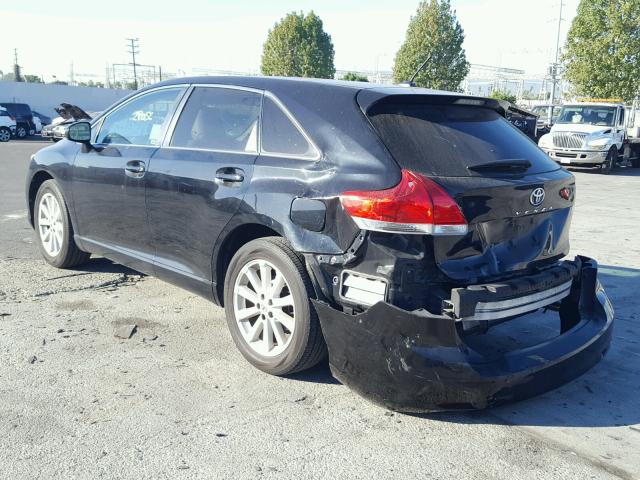 4T3ZA3BB7AU022692 - 2010 TOYOTA VENZA BASE BLACK photo 3