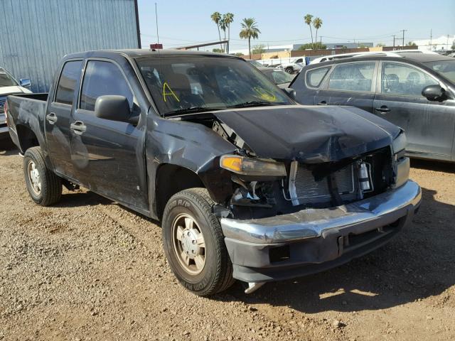 1GCCS13E878217165 - 2007 CHEVROLET COLORADO BLACK photo 1