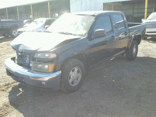 1GCCS13E878217165 - 2007 CHEVROLET COLORADO BLACK photo 2