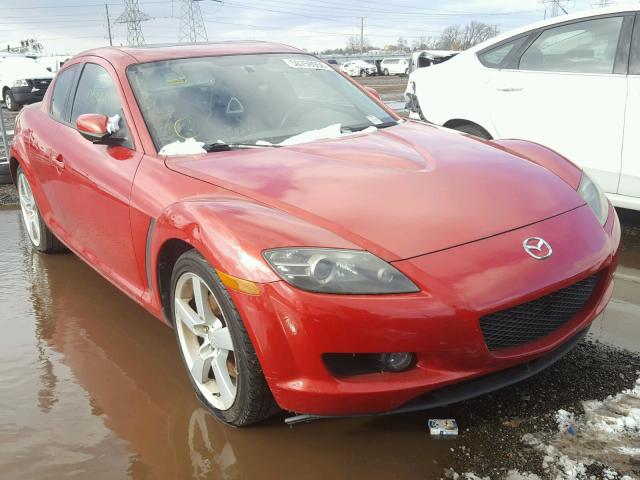 JM1FE17N640120586 - 2004 MAZDA RX8 RED photo 1