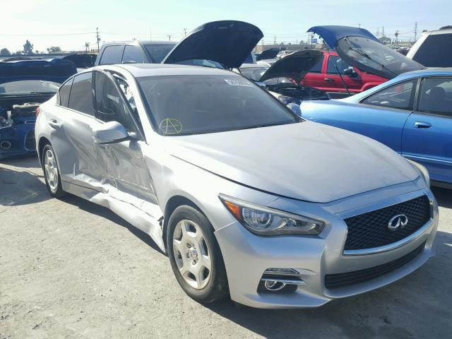 JN1BV7AP4EM680096 - 2014 INFINITI Q50 BASE SILVER photo 1