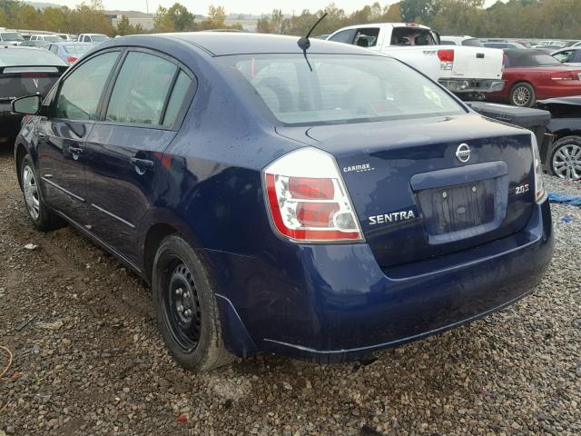 3N1AB61E37L719934 - 2007 NISSAN SENTRA 2.0 BLUE photo 3