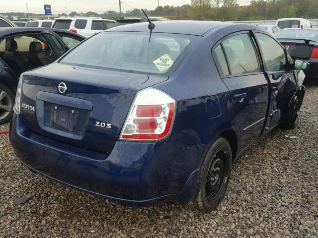 3N1AB61E37L719934 - 2007 NISSAN SENTRA 2.0 BLUE photo 4