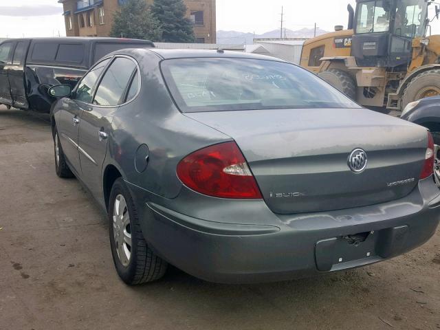 2G4WC562651308885 - 2005 BUICK LACROSSE C GRAY photo 3