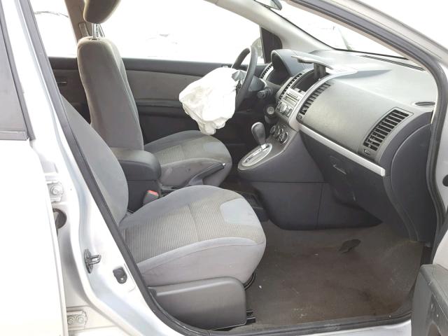 3N1AB6AP7AL652716 - 2010 NISSAN SENTRA 2.0 SILVER photo 5