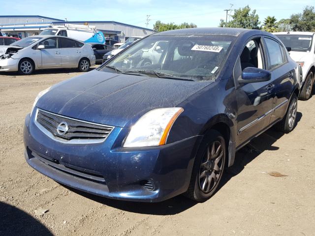 3N1AB6AP4CL705892 - 2012 NISSAN SENTRA 2.0 BLUE photo 2