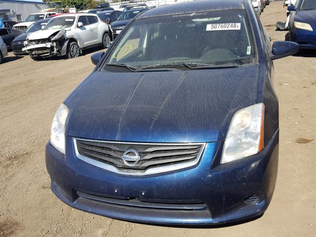 3N1AB6AP4CL705892 - 2012 NISSAN SENTRA 2.0 BLUE photo 9