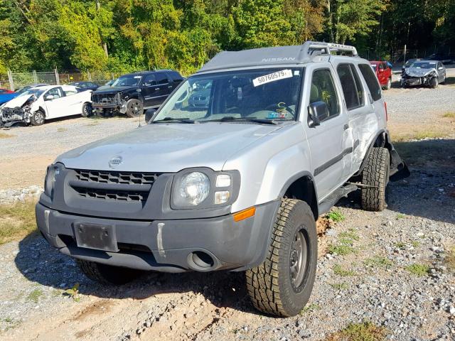 5N1ED28Y04C680885 - 2004 NISSAN XTERRA XE SILVER photo 2