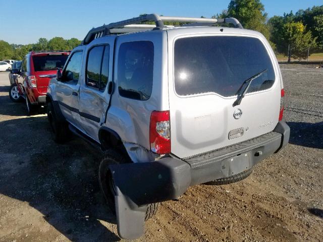 5N1ED28Y04C680885 - 2004 NISSAN XTERRA XE SILVER photo 3