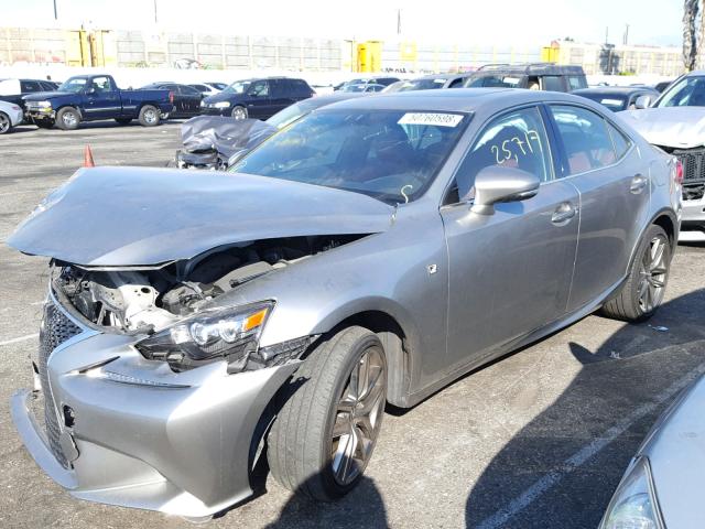 JTHBE1D21G5024170 - 2016 LEXUS IS 350 GRAY photo 2