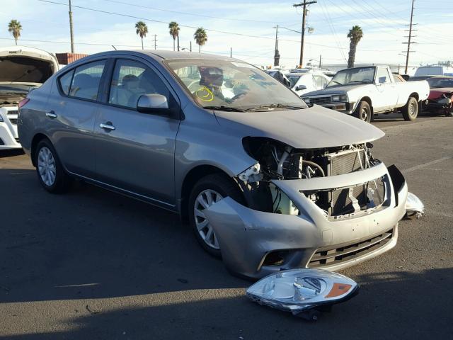 3N1CN7AP3EL870132 - 2014 NISSAN VERSA S/S GRAY photo 1