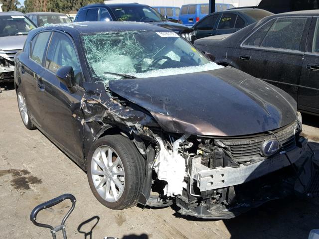 JTHKD5BHXD2136741 - 2013 LEXUS CT 200 BROWN photo 1