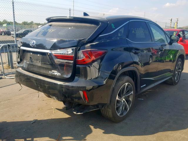 2T2BGMCA4GC007495 - 2016 LEXUS RX 450H BLACK photo 4