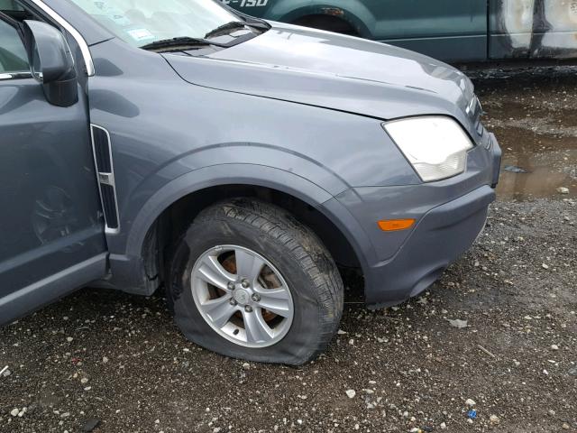 3GSCL33P58S512098 - 2008 SATURN VUE XE GRAY photo 9