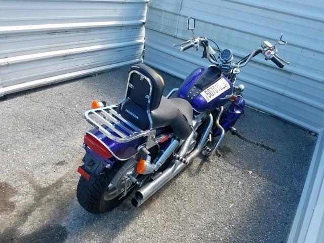 1HFSC18002A600630 - 2002 HONDA VT1100 C PURPLE photo 4