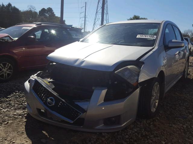 3N1AB6APXAL699688 - 2010 NISSAN SENTRA 2.0 SILVER photo 2