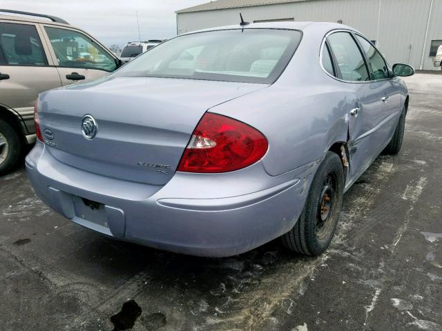 2G4WF582961300754 - 2006 BUICK ALLURE CX PURPLE photo 4