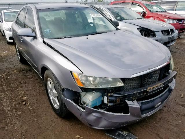 5NPET46C37H238752 - 2007 HYUNDAI SONATA GLS GRAY photo 1